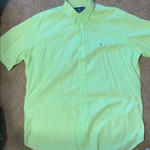 Mens Polo Ralph Lauren button down -L-short sleeve